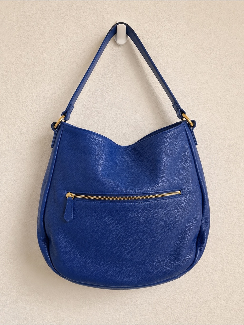 LAGGO Taylor Royal Blue Genuine Leather Hobo Shoulder Bag